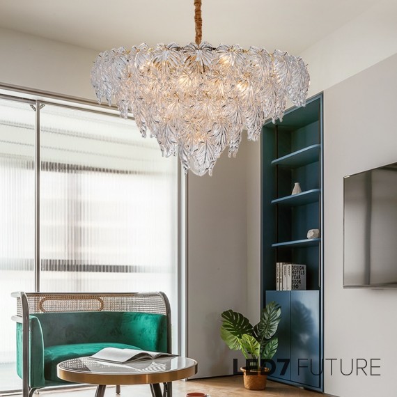 Ritz - Glass Maple Chandelier